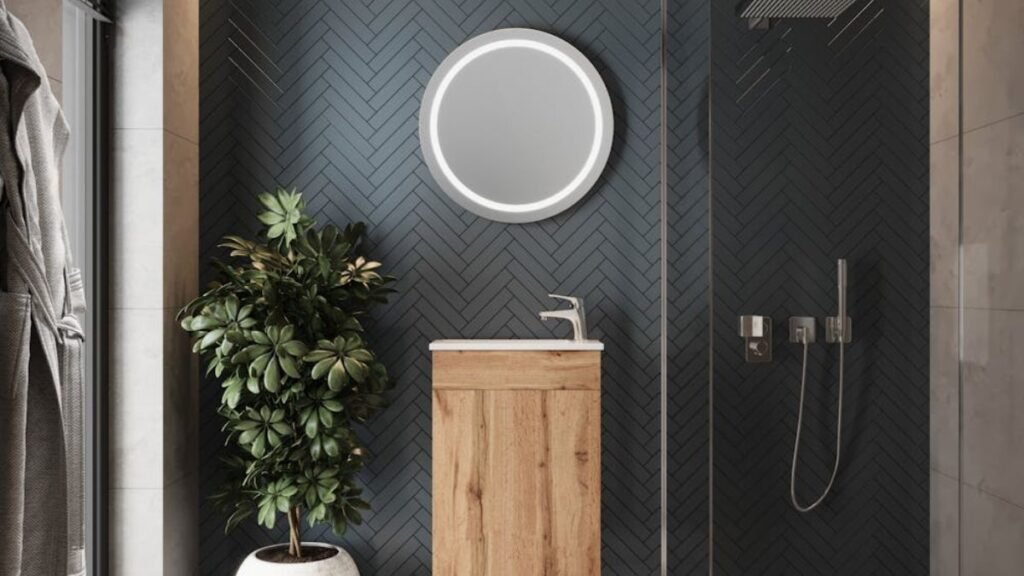 Combinações de espelhos com outros elementos decorativos