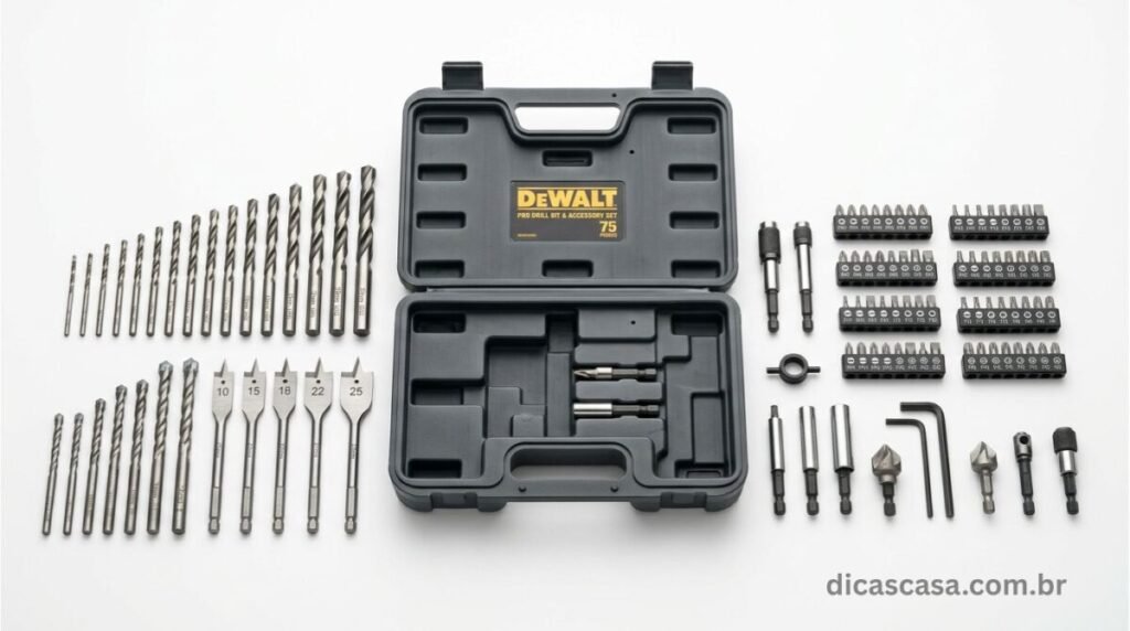 Acessórios e brocas para furadeira