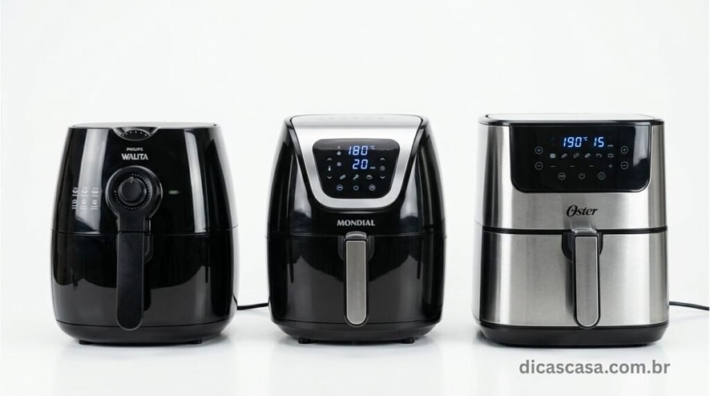 Comparativo entre as melhores air fryers de 2026