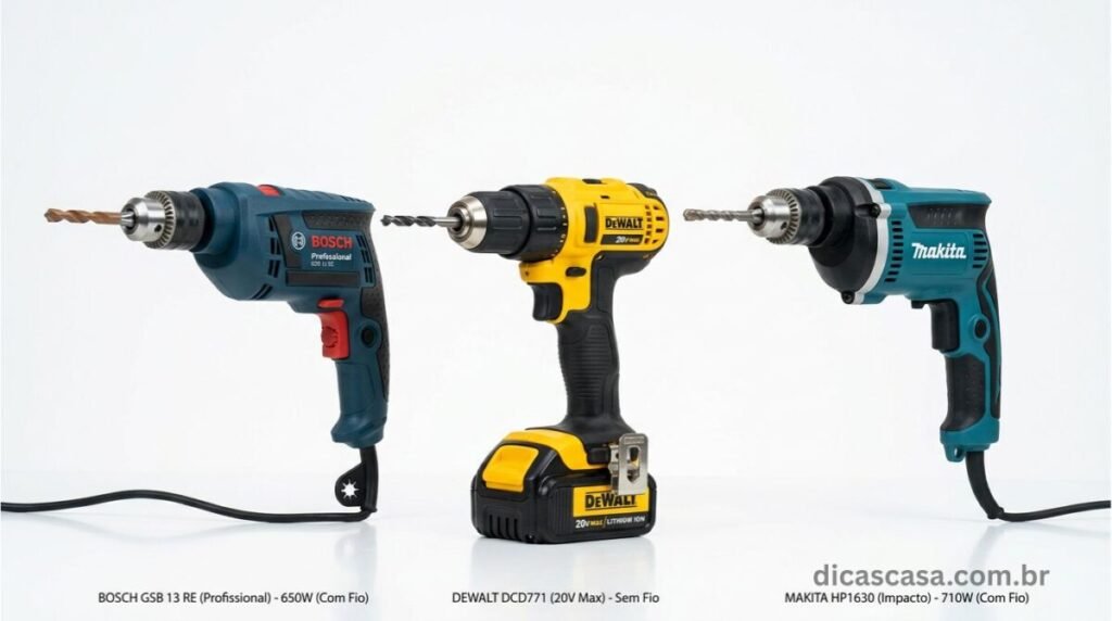 Comparativo entre as melhores furadeiras de 2026