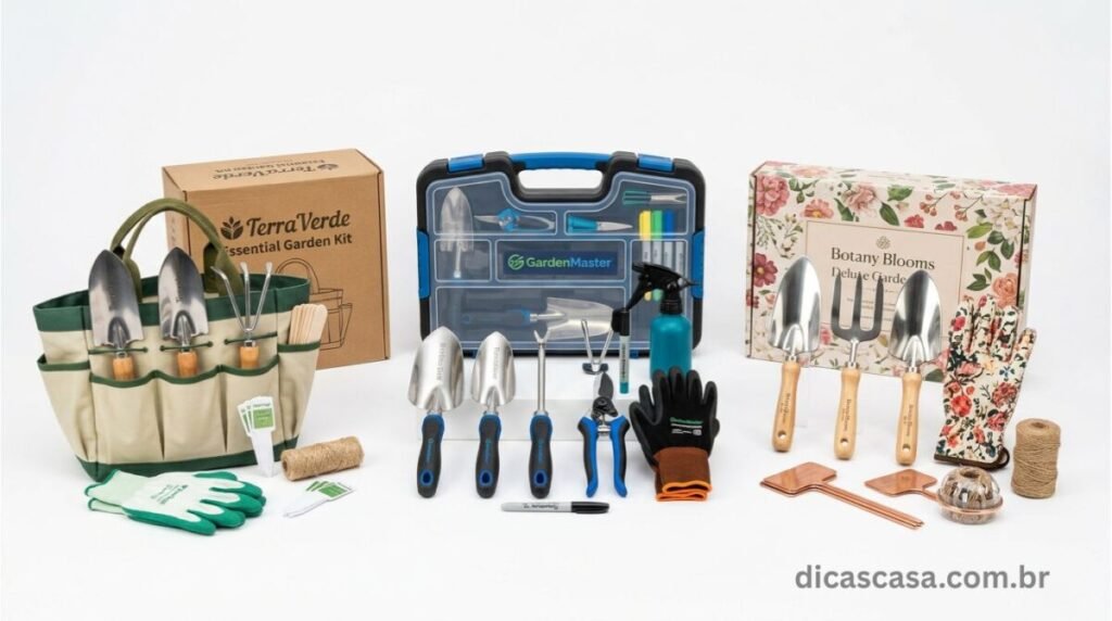 Comparativo entre os melhores kits de jardinagem de 2026