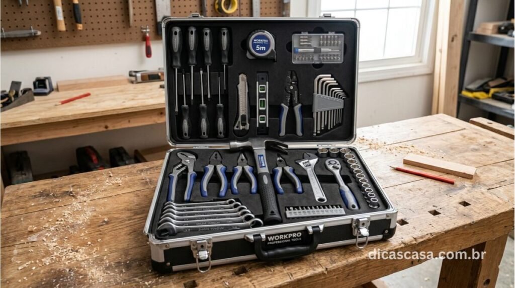 Melhor kit de ferramentas de 2026 para uso doméstico e profissional