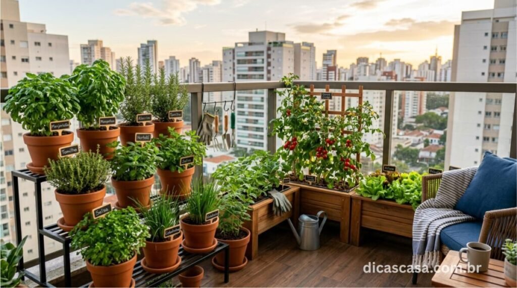 Como montar uma horta em casa em 2026 para iniciantes