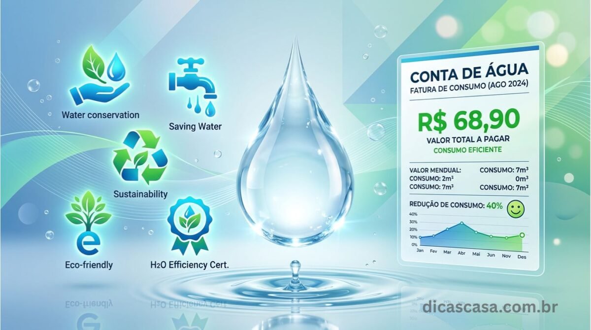 Como reduzir a conta de água em casa