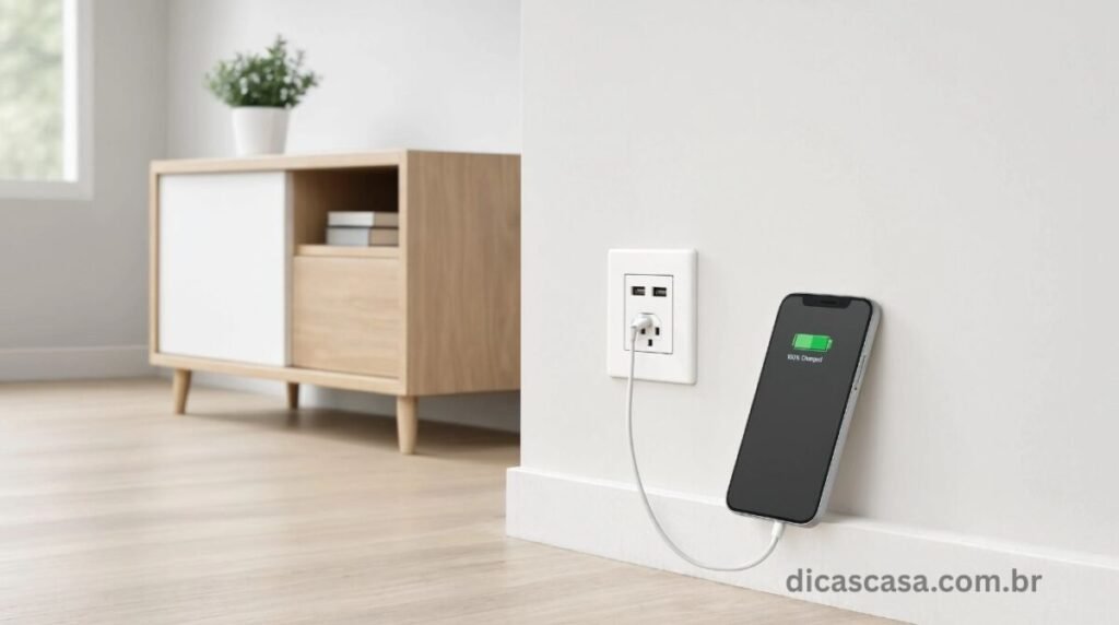 Como instalar tomada USB na parede passo a passo