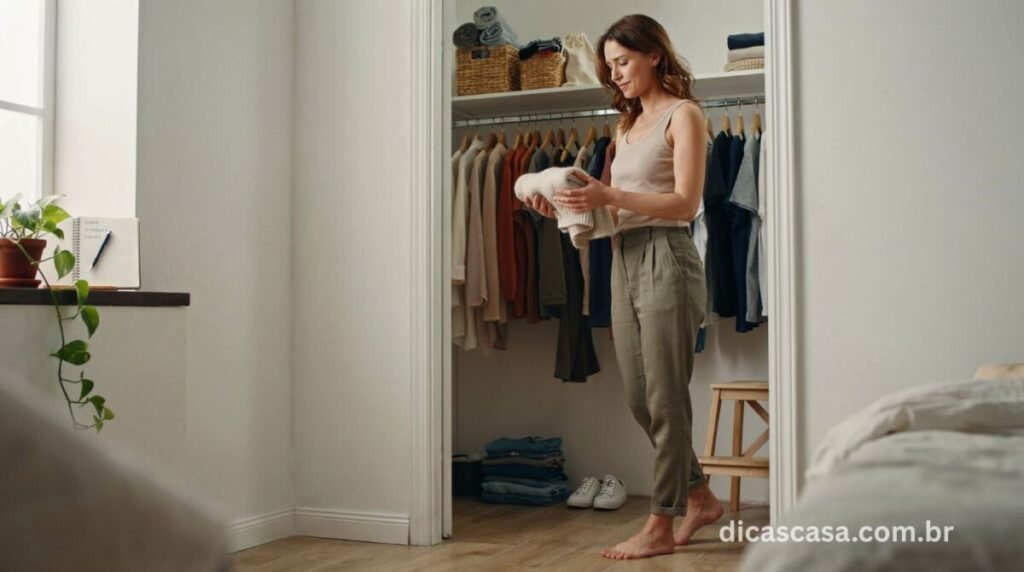 Dúvidas frequentes sobre como organizar closet pequeno